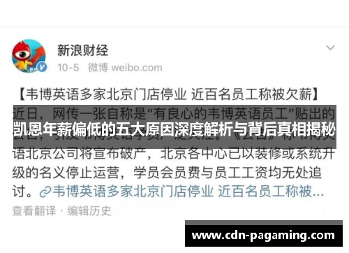 凯恩年薪偏低的五大原因深度解析与背后真相揭秘 凯恩年薪偏低的五大原因深度解析与背后真相揭秘